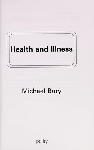 HEALTH AND ILLNESS