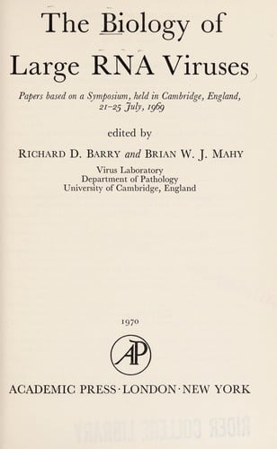 The Biology of large RNA viruses