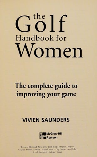 The women's golf handbook