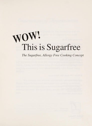 Wow! this is sugarfree