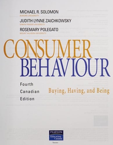 Consumer behaviour