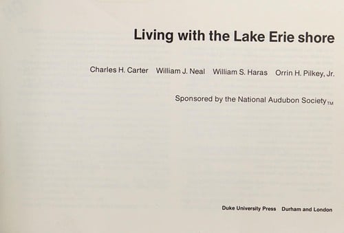 Living with the Lake Erie shore
