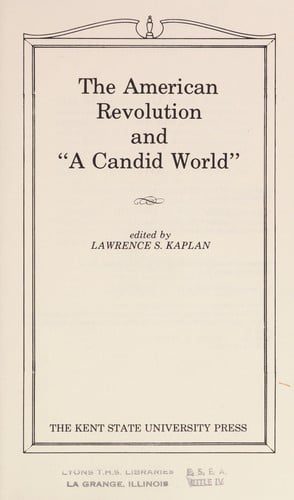 The American Revolution and "a candid world"