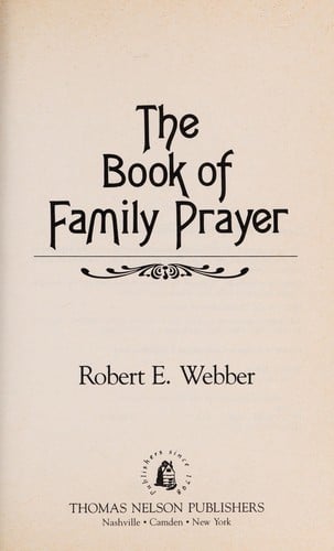 The book of family prayer