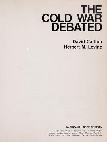 The Cold war debated