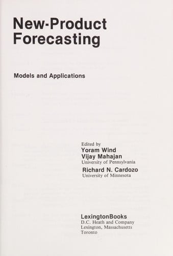 New-product forecasting