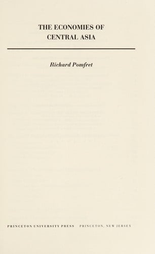 The economies of Central Asia