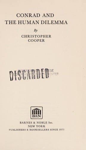 Conrad and the human dilemma