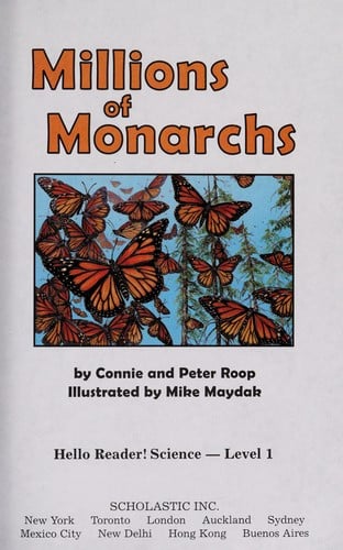 Millions of Monarchs (Hello Reader!: Level 1: Science)