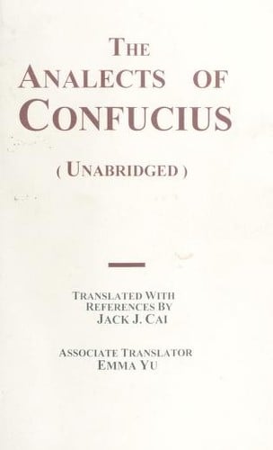 The analects of Confucius