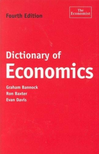 Dictionary of economics