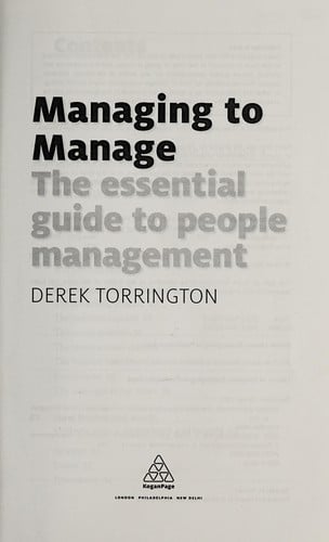Managing to manage