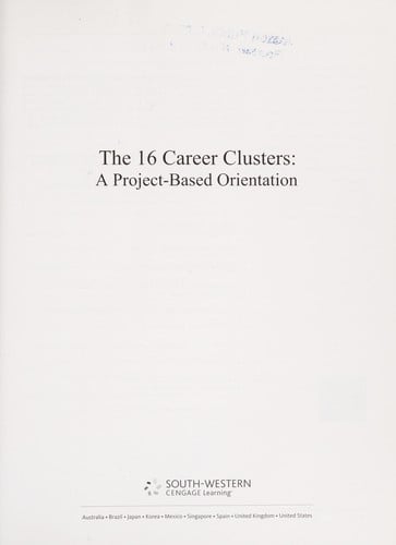 The 16 career clusters
