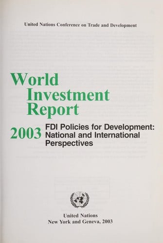 FDI policies for development