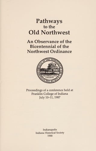 Pathways to the Old Northwest