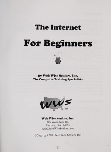 The internet for beginners