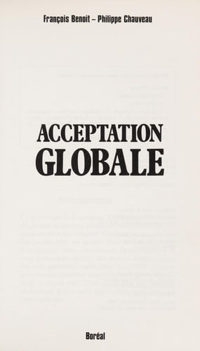 Acceptation globale