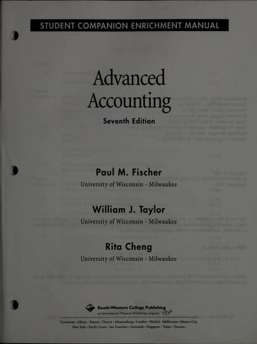 Advanced accounting : std complete enrichment manual