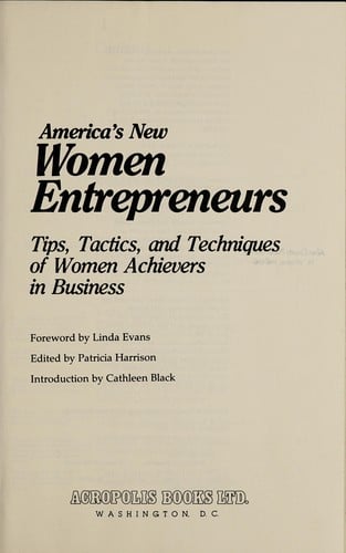 America's new women entrepreneurs