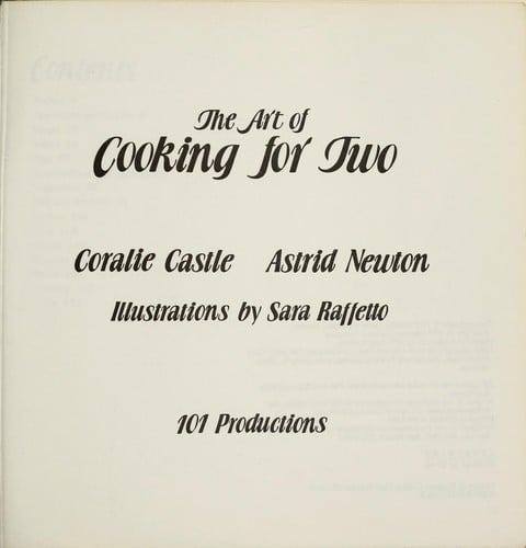 The art of cooking for two