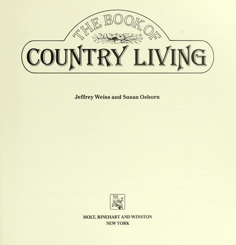 Book of country living