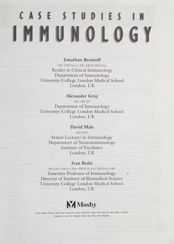 Case studies in immunology