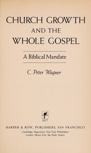 Church growth and the whole gospel