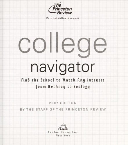 College navigator : find the school to match any interest from archery to zoology