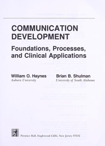 Communication development
