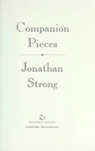 Companion pieces