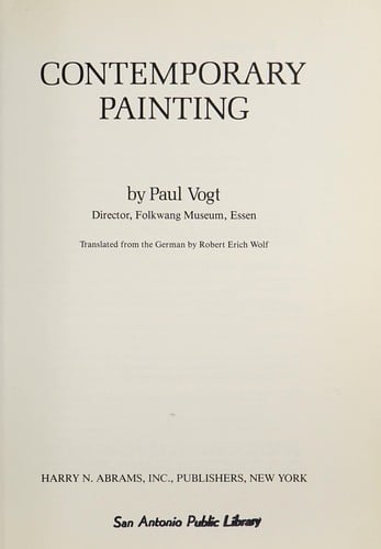 Contemporary painting