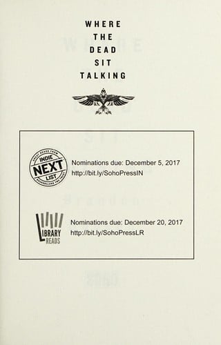 Where the dead sit talking