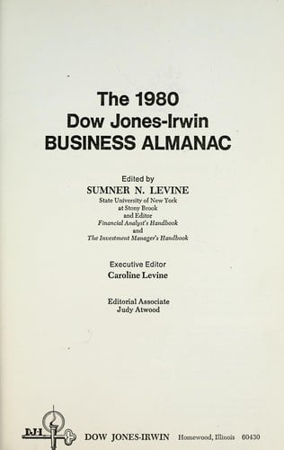 The 1980 Dow Jones-Irwin, Summer Levine