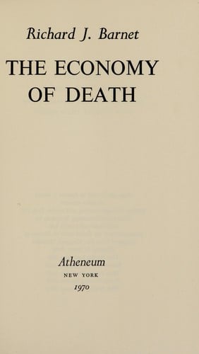 Economy of death
