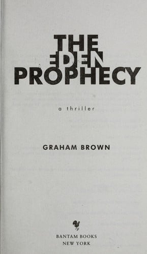 The Eden prophecy