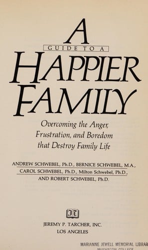 A guide to a happier family