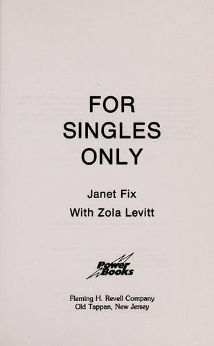 For singles only