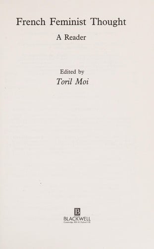 French feminist thought