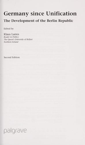 Germany since unification