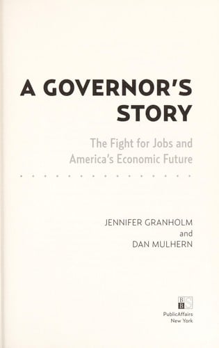 A governor's story