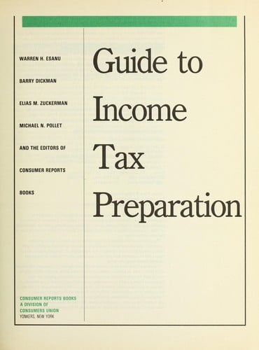 Guide to income tax preparation, 1992.