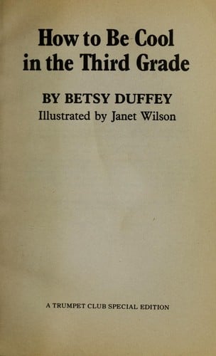 How to be cool in the third grade