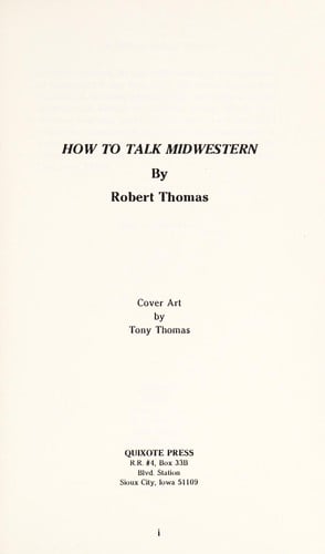 How to talk Midwestern