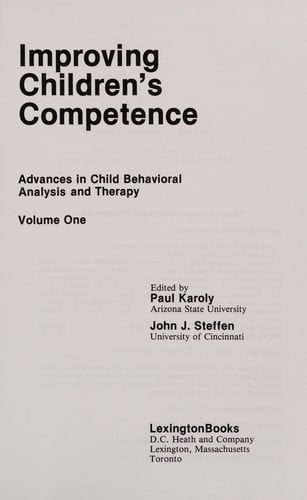 Improving children's competence