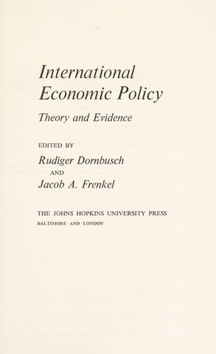 International economic policy