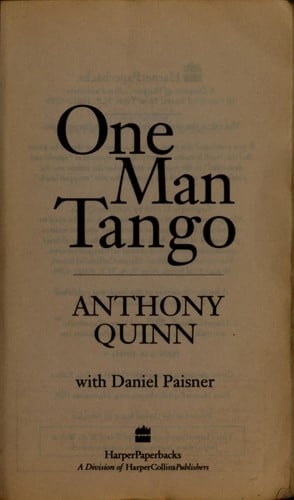 One man tango
