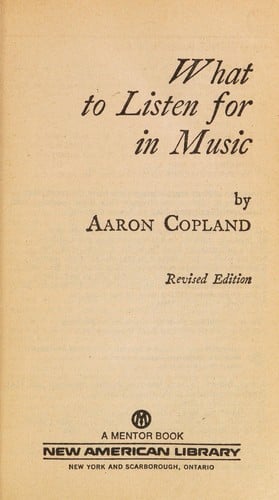 What to listen for in music