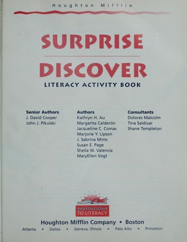 Surprise / Discover
