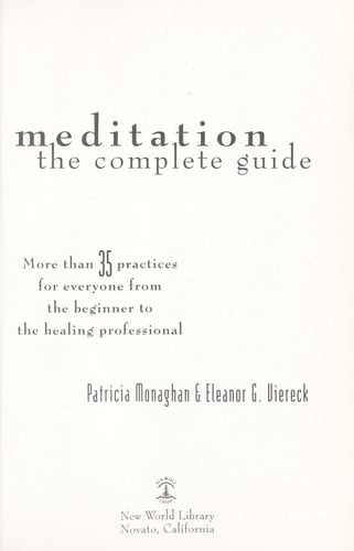 Meditation--the complete guide