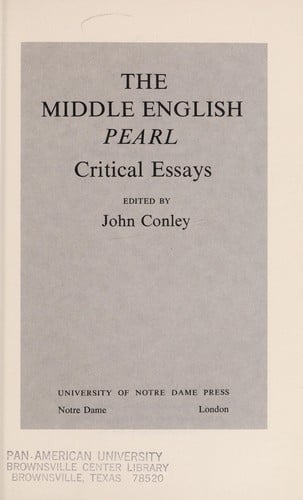 The Middle English Pearl